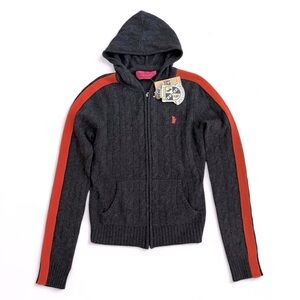 NEW $312 Deadstock Juicy Couture Cashmere Hoodie Sweater